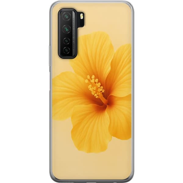 Huawei P40 lite 5G Genomskinligt Skal Lemon Zing
