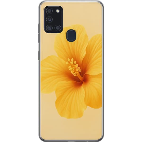 Samsung Galaxy A21s Gjennomsiktig deksel Lemon Zing