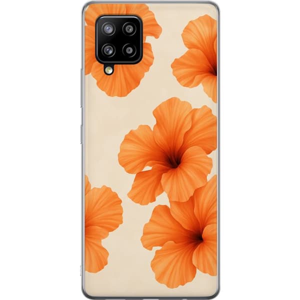 Samsung Galaxy A42 5G Gennemsigtig cover Papaya Punch