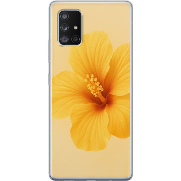 Samsung Galaxy A71 5G Läpinäkyvä kuori Lemon Zing