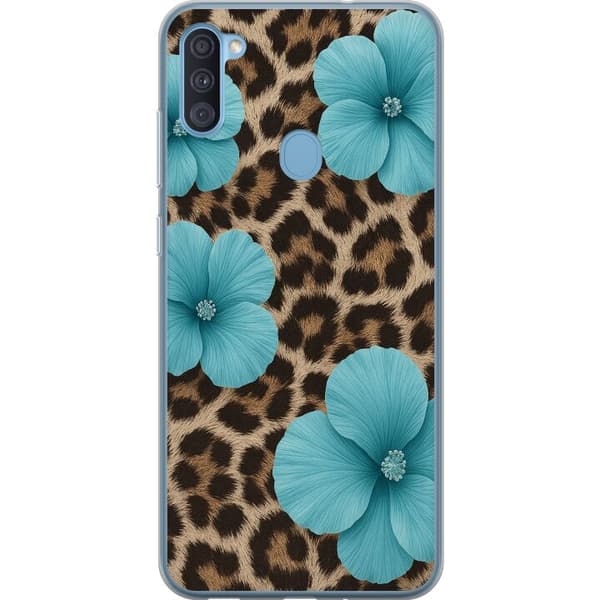 Samsung Galaxy A11 Genomskinligt Skal Blossom Beast