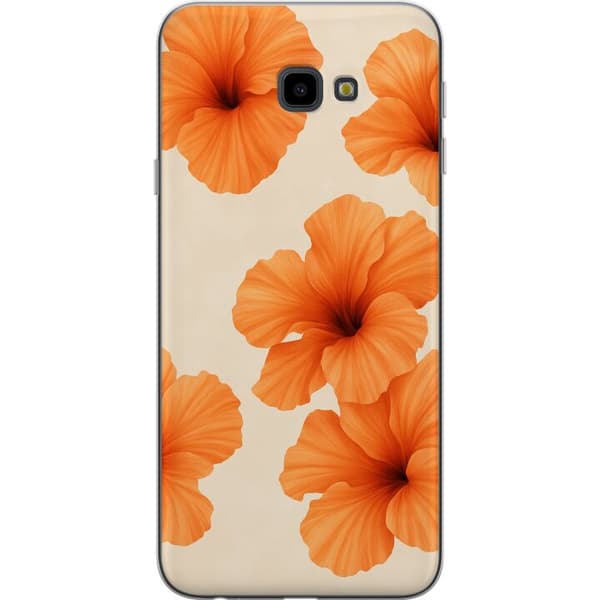 Samsung Galaxy J4+ Läpinäkyvä kuori Papaya Punch