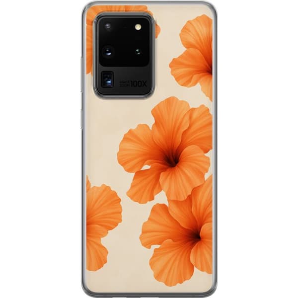 Samsung Galaxy S20 Ultra Genomskinligt Skal Papaya Punch
