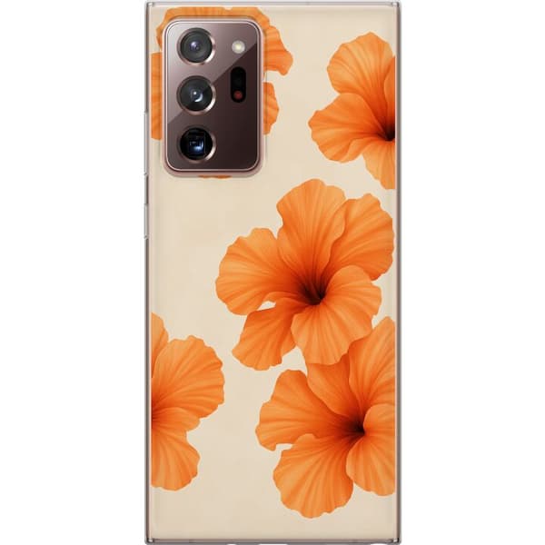 Samsung Galaxy Note20 Ultra Genomskinligt Skal Papaya Punch
