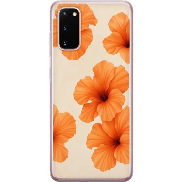 Samsung Galaxy S20 Gjennomsiktig deksel Papaya Punch