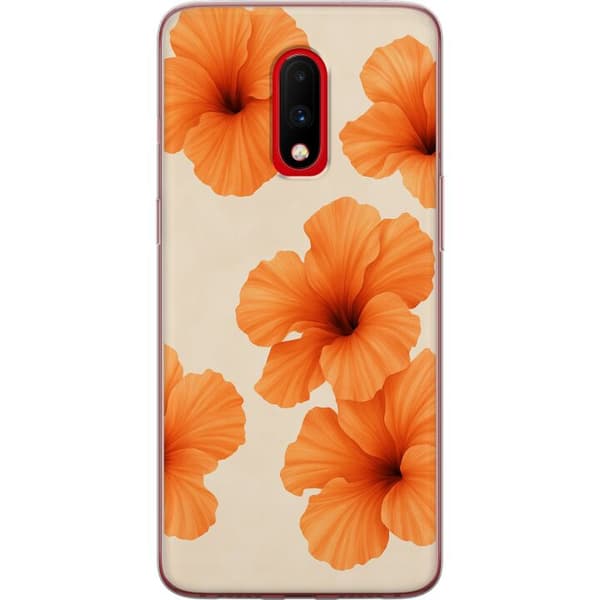 OnePlus 7 Gjennomsiktig deksel Papaya Punch