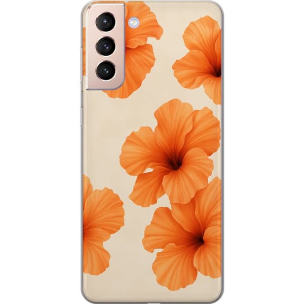 Samsung Galaxy S21 Läpinäkyvä kuori Papaya Punch