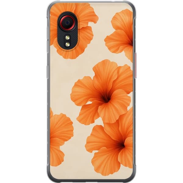 Samsung Galaxy Xcover 5 Gennemsigtig cover Papaya Punch