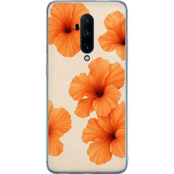 OnePlus 7T Pro Läpinäkyvä kuori Papaya Punch