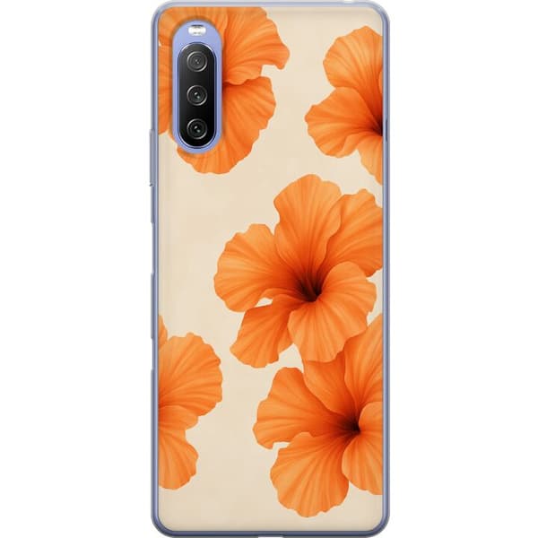 Sony Xperia 10 III Gennemsigtig cover Papaya Punch