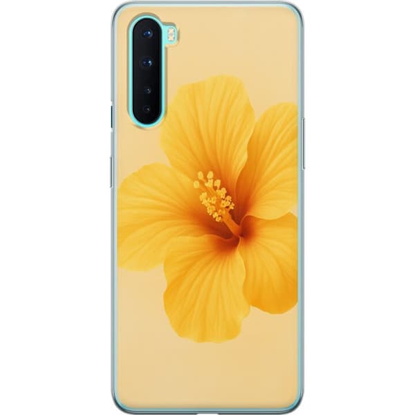 OnePlus Nord Läpinäkyvä kuori Lemon Zing