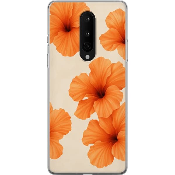 OnePlus 8 Gennemsigtig cover Papaya Punch