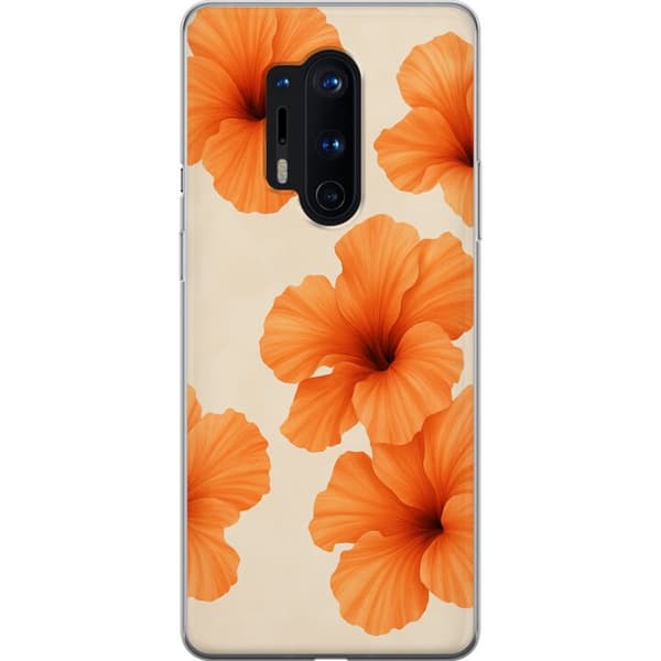 OnePlus 8 Pro Genomskinligt Skal Papaya Punch