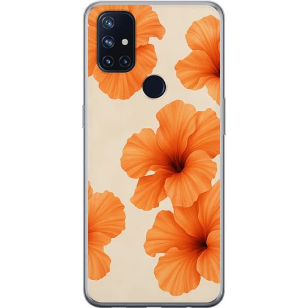 OnePlus Nord N10 5G Genomskinligt Skal Papaya Punch