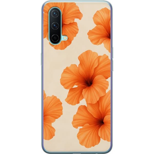 OnePlus Nord CE 5G Läpinäkyvä kuori Papaya Punch