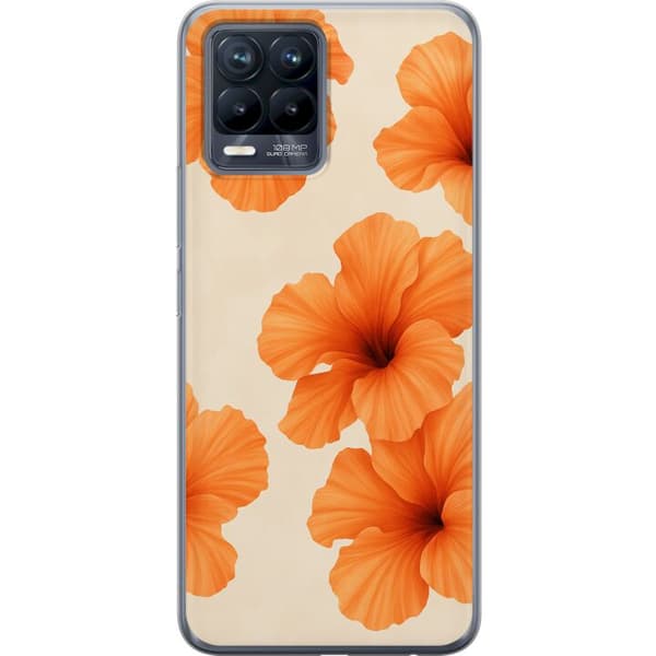 Realme 8 Gennemsigtig cover Papaya Punch