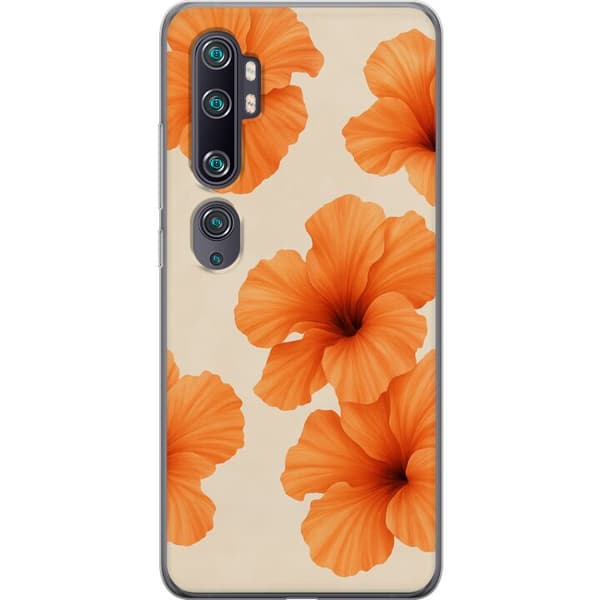 Xiaomi Mi Note 10 Gennemsigtig cover Papaya Punch