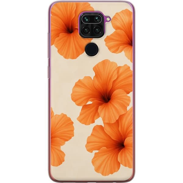 Xiaomi Redmi Note 9 Gennemsigtig cover Papaya Punch