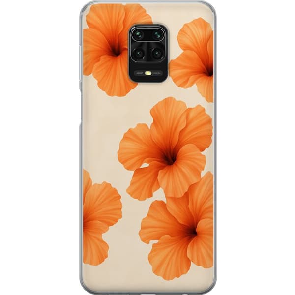 Xiaomi Redmi Note 9S Gennemsigtig cover Papaya Punch
