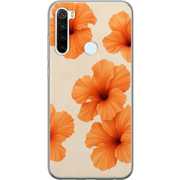 Xiaomi Redmi Note 8 Gennemsigtig cover Papaya Punch