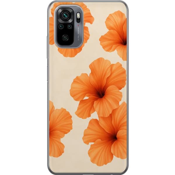 Xiaomi Redmi Note 10 Läpinäkyvä kuori Papaya Punch