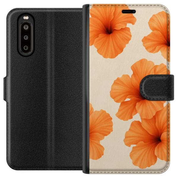 Sony Xperia 10 II Lompakkokotelo Papaya Punch