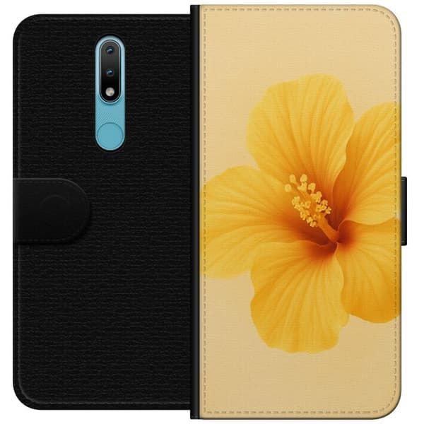 Nokia 2.4 Lommeboketui Lemon Zing