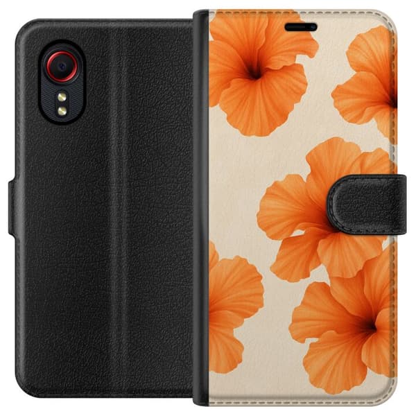 Samsung Galaxy Xcover 5 Tegnebogsetui Papaya Punch