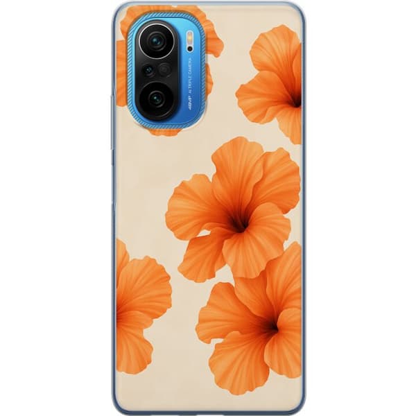 Xiaomi Poco F3 Genomskinligt Skal Papaya Punch