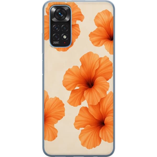 Xiaomi Redmi Note 11 Läpinäkyvä kuori Papaya Punch
