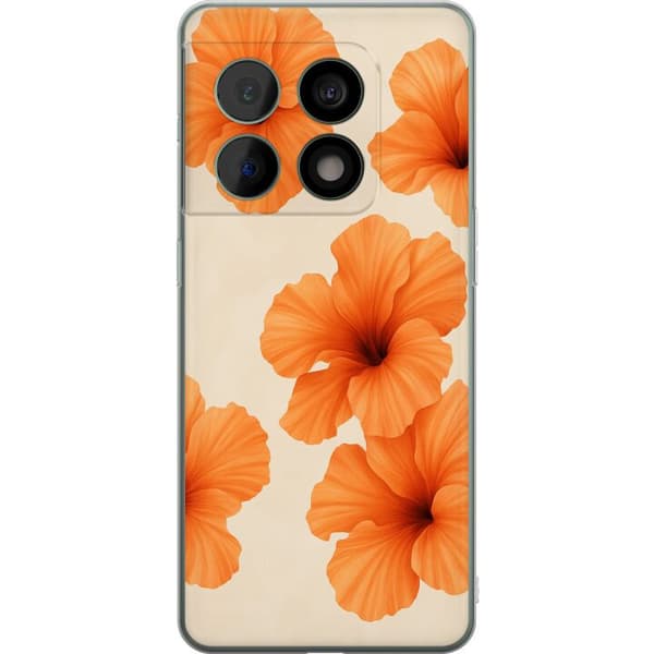 OnePlus 10 Pro Läpinäkyvä kuori Papaya Punch