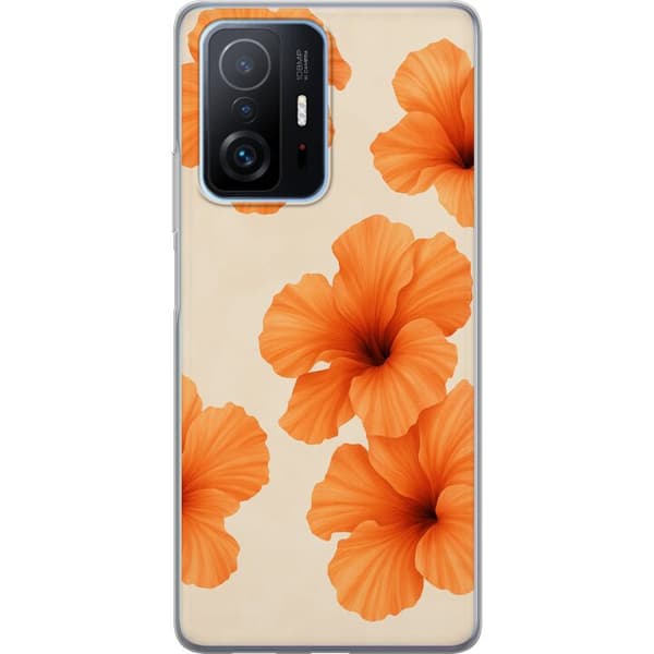 Xiaomi 11T Pro Läpinäkyvä kuori Papaya Punch