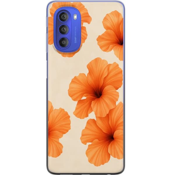 Motorola Moto G51 5G Gjennomsiktig deksel Papaya Punch