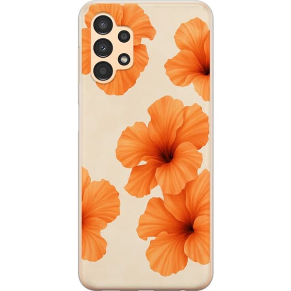 Samsung Galaxy A13 Läpinäkyvä kuori Papaya Punch