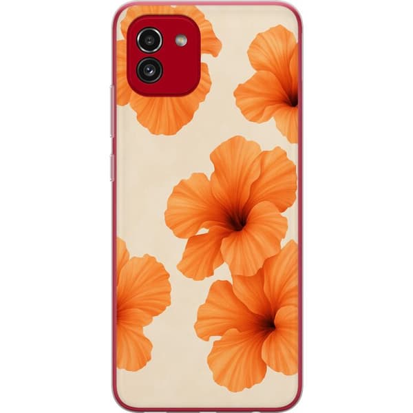 Samsung Galaxy A03 Gennemsigtig cover Papaya Punch