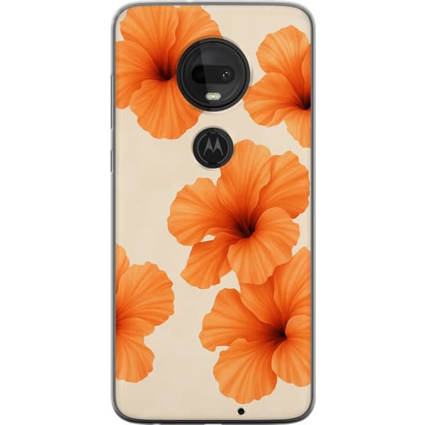 Motorola Moto G7 Gjennomsiktig deksel Papaya Punch