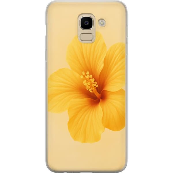 Samsung Galaxy J6 Läpinäkyvä kuori Lemon Zing