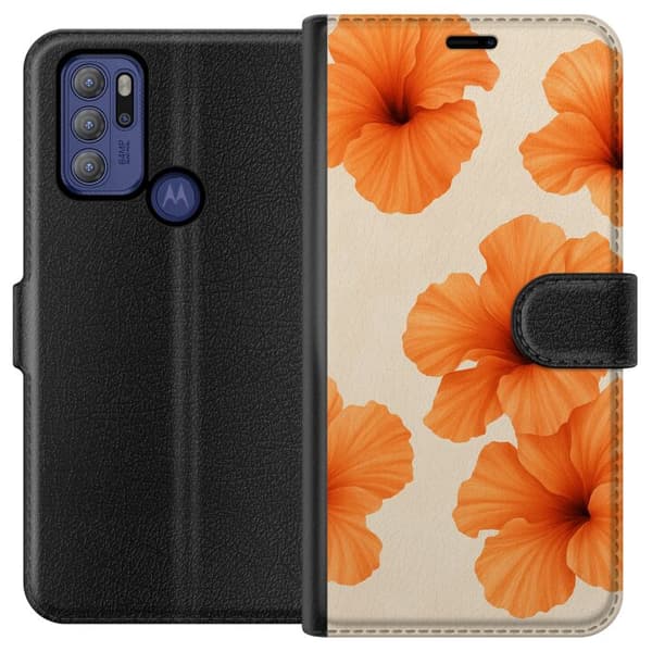 Motorola Moto G60S Plånboksfodral Papaya Punch