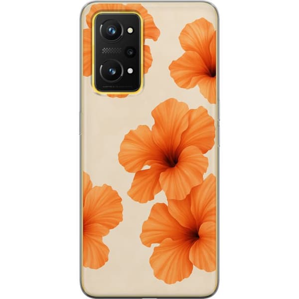 Realme GT Neo 3T Läpinäkyvä kuori Papaya Punch