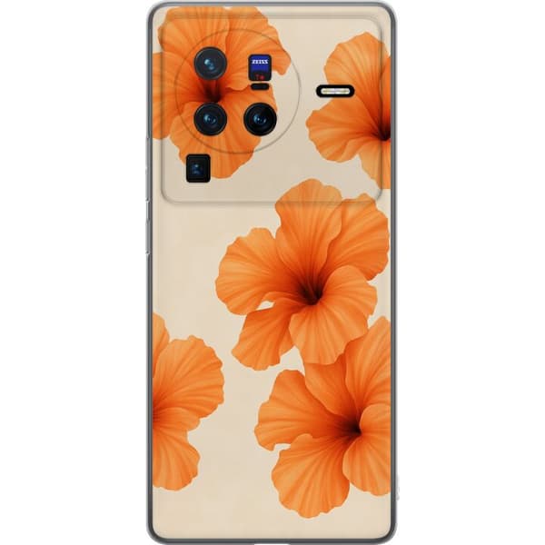 vivo X80 Pro Gennemsigtig cover Papaya Punch