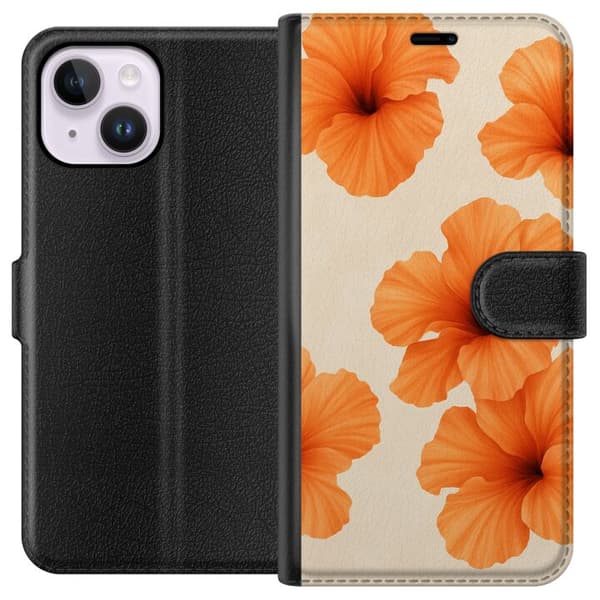 Apple iPhone 15 Plus Tegnebogsetui Papaya Punch