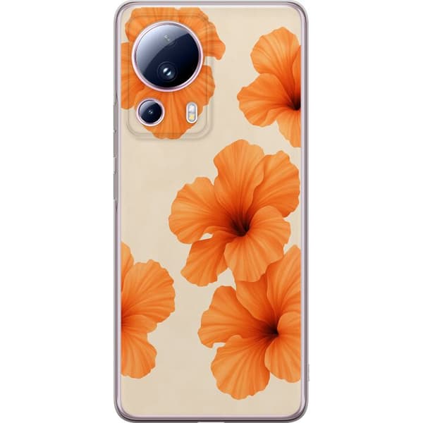Xiaomi 13 Lite Läpinäkyvä kuori Papaya Punch