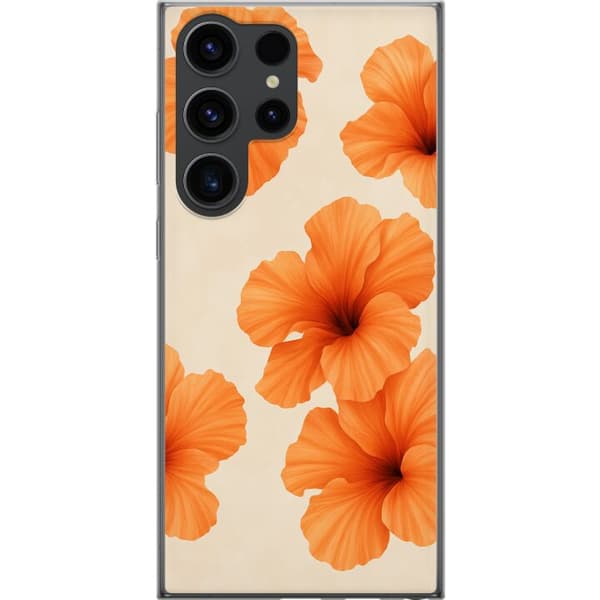 Samsung Galaxy S24 Ultra Gjennomsiktig deksel Papaya Punch