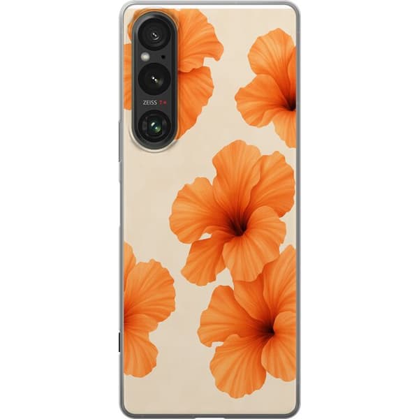 Sony Xperia 1 VI Läpinäkyvä kuori Papaya Punch