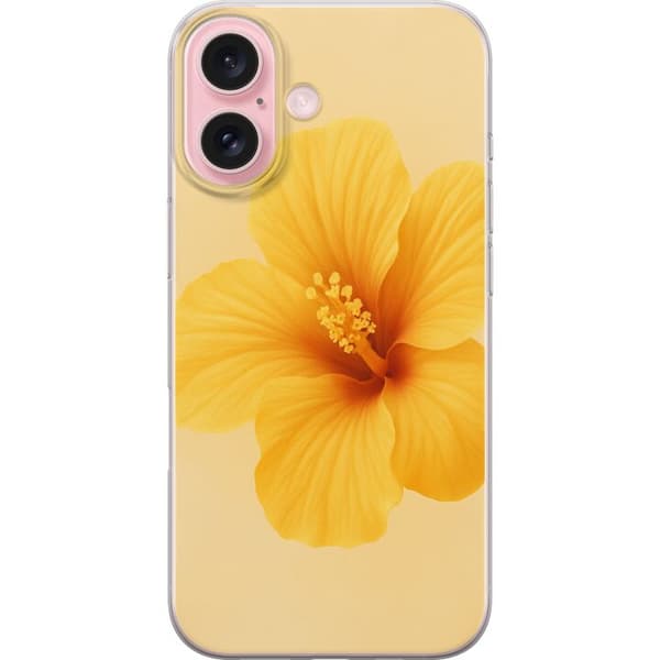 Apple iPhone 16 Läpinäkyvä kuori Lemon Zing