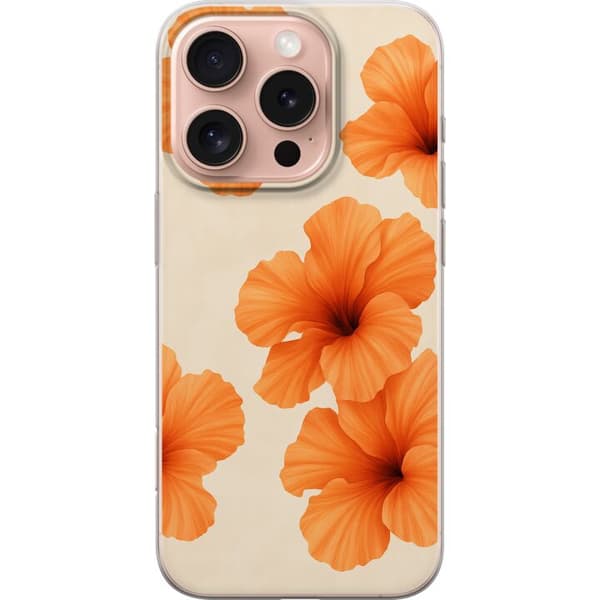 Apple iPhone 16 Pro Gennemsigtig cover Papaya Punch