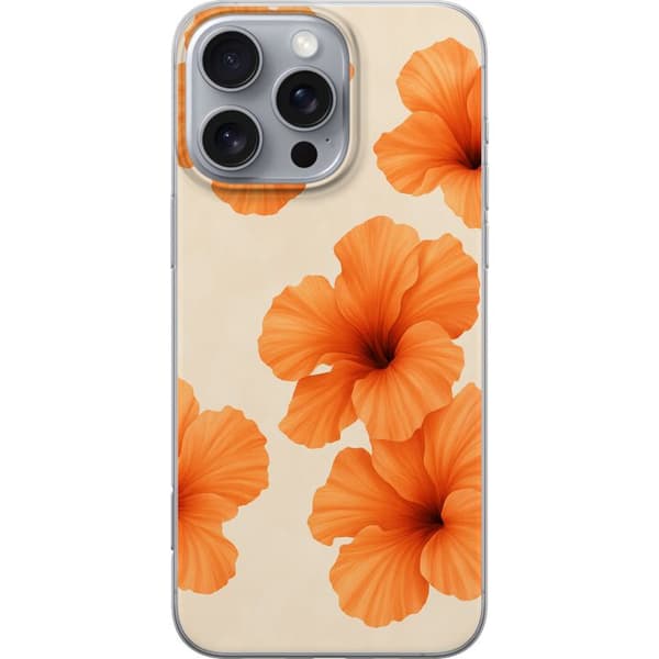 Apple iPhone 16 Pro Max Gjennomsiktig deksel Papaya Punch