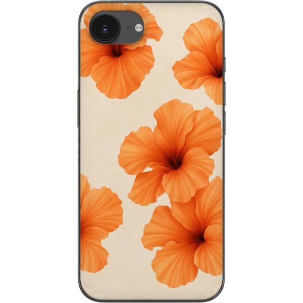 Apple iPhone 16e Läpinäkyvä kuori Papaya Punch