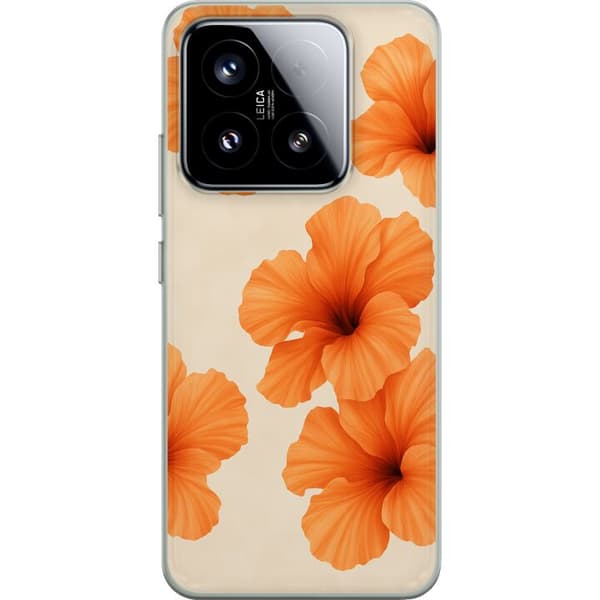 Xiaomi 15 Läpinäkyvä kuori Papaya Punch
