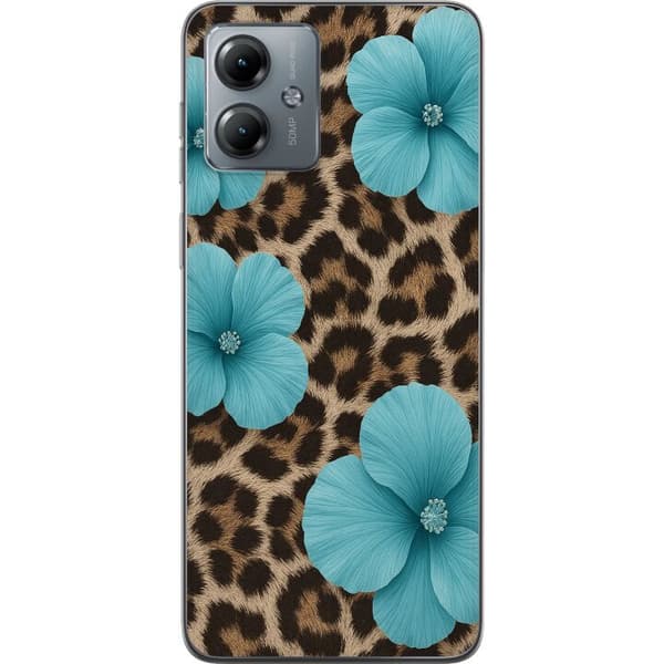 Motorola Moto G14 Gennemsigtig cover Blossom Beast